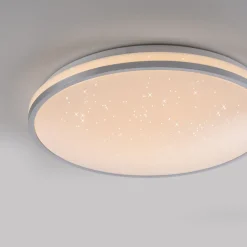 LED Deckenlampe Nachthimmel Silber Ø38 cm 20 W dimmbar