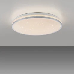LED Deckenlampe Nachthimmel Silber Ø38 cm 20 W dimmbar