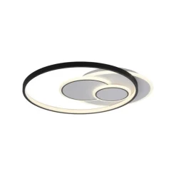 LED Deckenlampe Ringe Weiß Schwarz warmweiß 3000 K 27 W