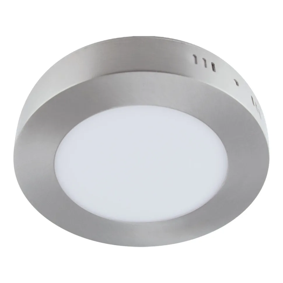 LED Deckenlampe rund Ø 12 cm 4000 K 580 lm Chrom