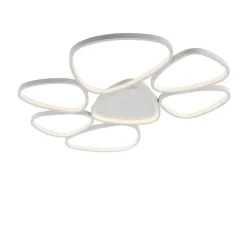 LED Deckenlampe Weiß Metall 3000 K 6100 lm L:92 cm