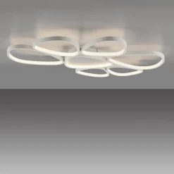 LED Deckenlampe Weiß Metall 3000 K 6100 lm L:92 cm