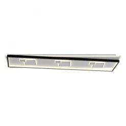 LED Deckenlampe Weiß Schwarz warmweiß 3000 K 97,5 cm