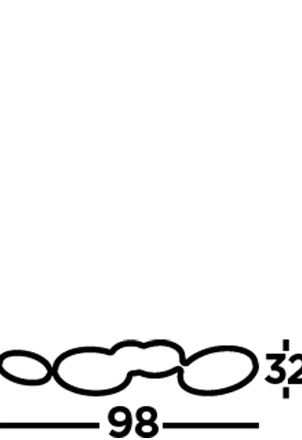 LED Deckenleuchte 3000 K B: 98 cm dimmbar Schwarz Weiß