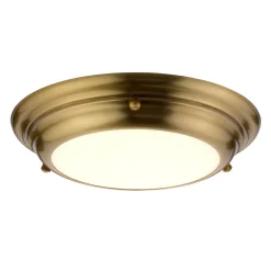 LED Deckenleuchte Bad in Messing IP54 Ø36cm ANISA