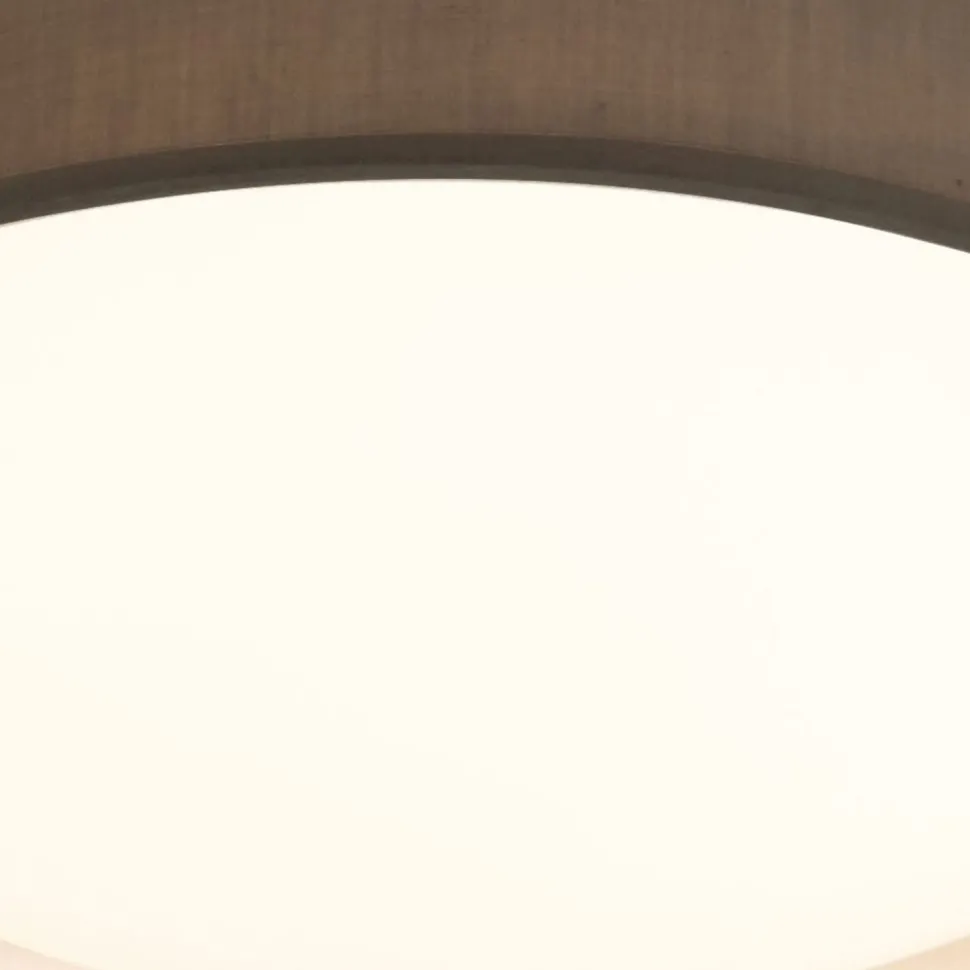 LED Deckenleuchte blendarm Ø50 cm rund Stoff 1652 lm