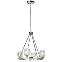 LED Deckenleuchte DARINA Nickel Ø54cm Lampe