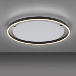 LED Deckenleuchte dimmbar Anthrazit Ø58,5 cm 3650 lm