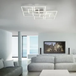 LED Deckenleuchte Farbtemperaturwechsel 58 W in Stahl