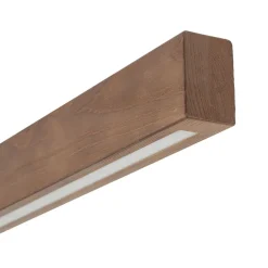 LED Deckenleuchte Holz Metall 3000 K warmweiß 2807 lm 96 cm