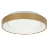LED Deckenleuchte in Gold Weiß Ø38 cm 30 W gemütlich