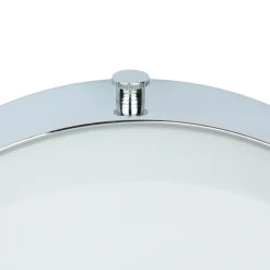 LED Deckenleuchte JANJA in Chrom IP44 Ø25cm Lampe