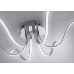 LED Deckenleuchte Metall in Chrom 3000 K 4 W L:67 cm