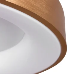 LED Deckenleuchte Metall Kunststoff in Gold Weiß 40 W