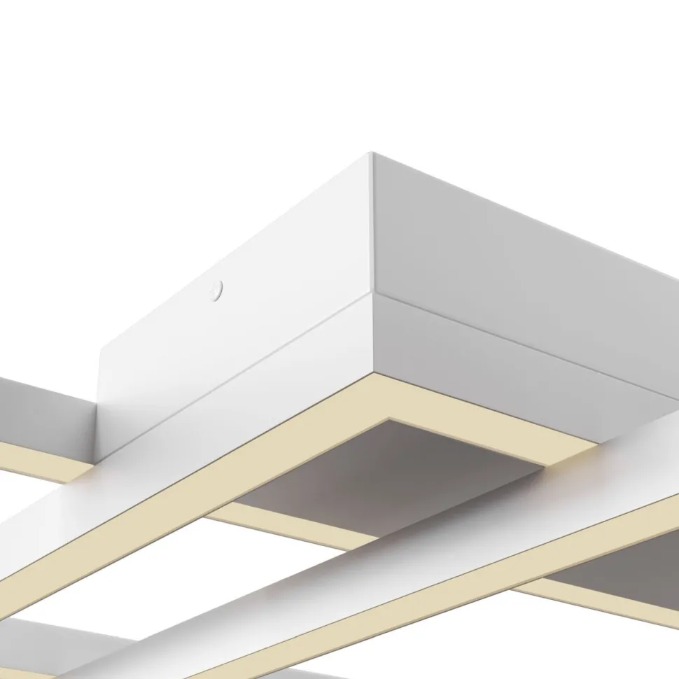 LED Deckenleuchte Metall Weiß warmweiß 3000 K 4100 lm