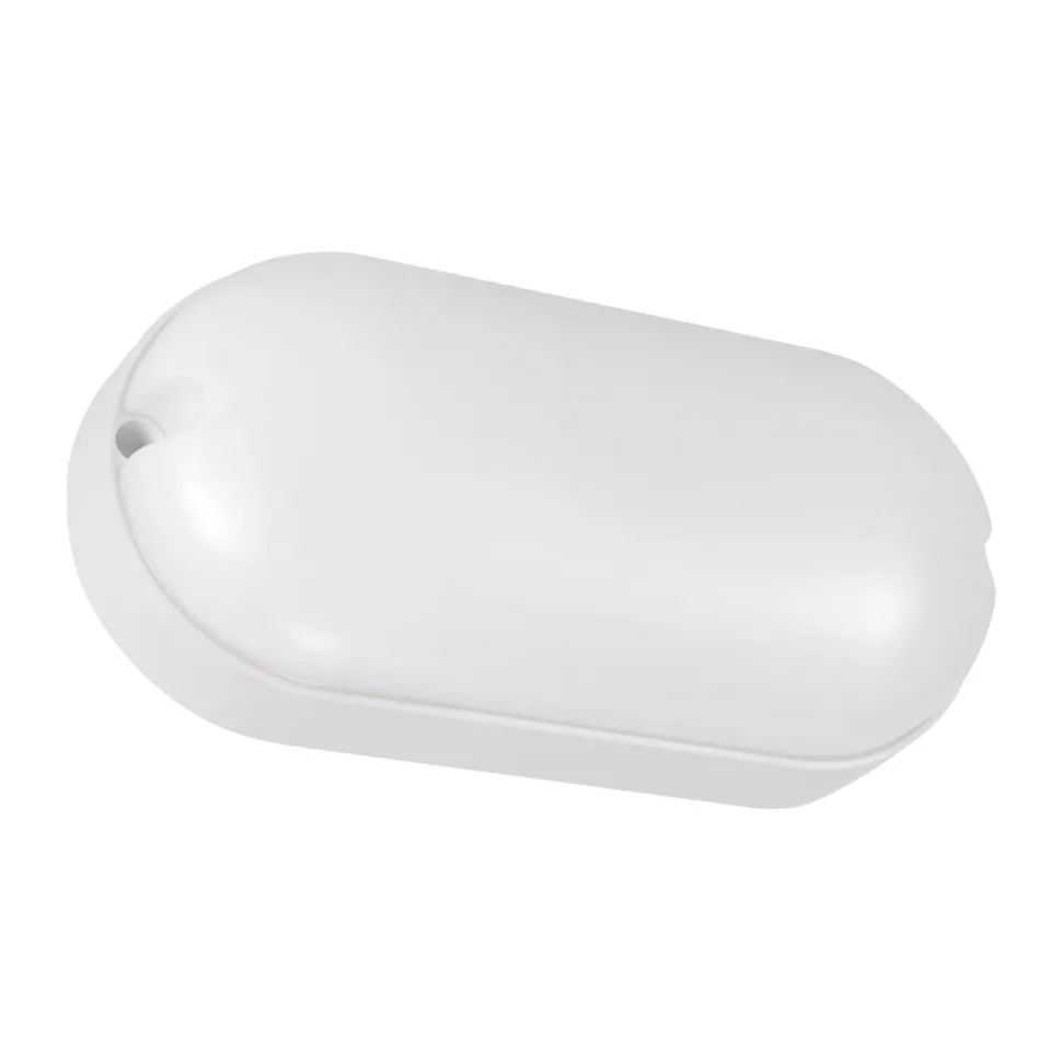 LED Deckenleuchte oval IP65 Weiß 19,5 cm Keller außen