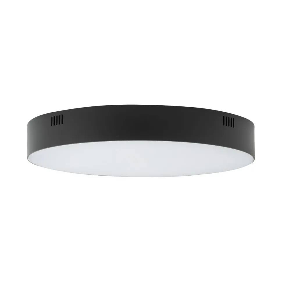LED Deckenleuchte Schwarz Ø 30 cm 3000 K 4300 lm innen