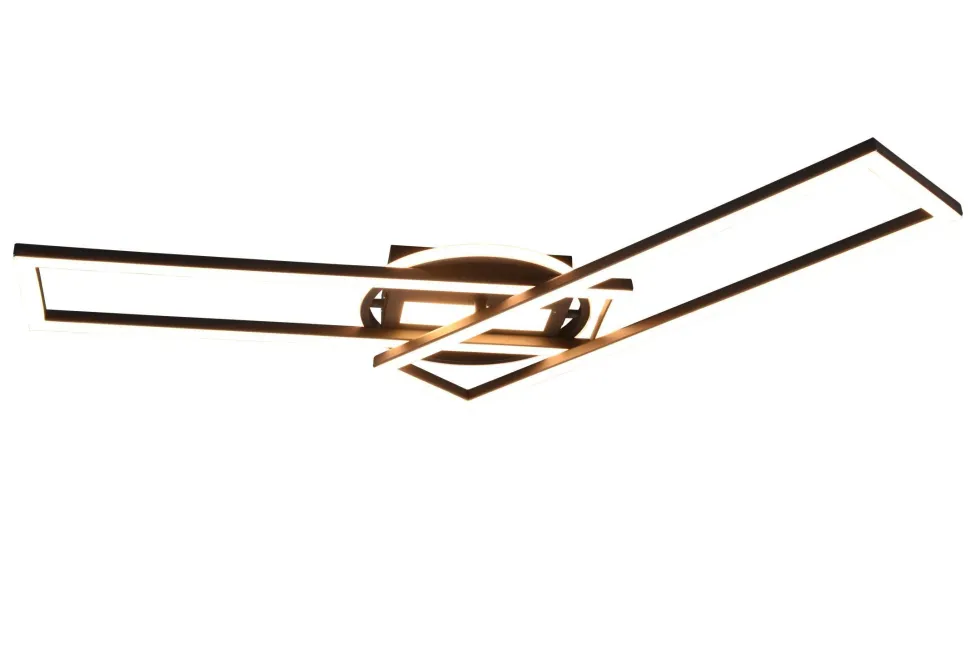 LED Deckenleuchte Schwarz Dimmer Fernbedienung 4500 lm