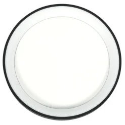 LED Deckenleuchte Schwarz Weiß Ø38 cm 30 W gemütlich