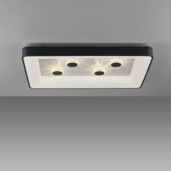 LED Deckenleuchte Schwarz 2700-5000 K 6295 lm dimmbar