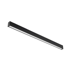 LED Deckenleuchte Schwarz Aluminium 3000 lm L:150 cm