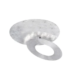 LED Deckenleuchte schwenkbar Ø34 cm 6 W in Blattsilber