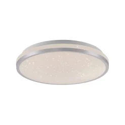 LED Deckenleuchte Sternenhimmel Silber 1380 lm dimmbar
