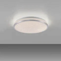 LED Deckenleuchte Sternenhimmel Silber 1380 lm dimmbar