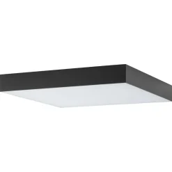 LED Deckenleuchte warmweiß 3000 K 4300 lm B: 30 cm Schwarz