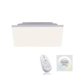 LED Deckenleuchte Weiß Dimmer 20 W Fernbedienung