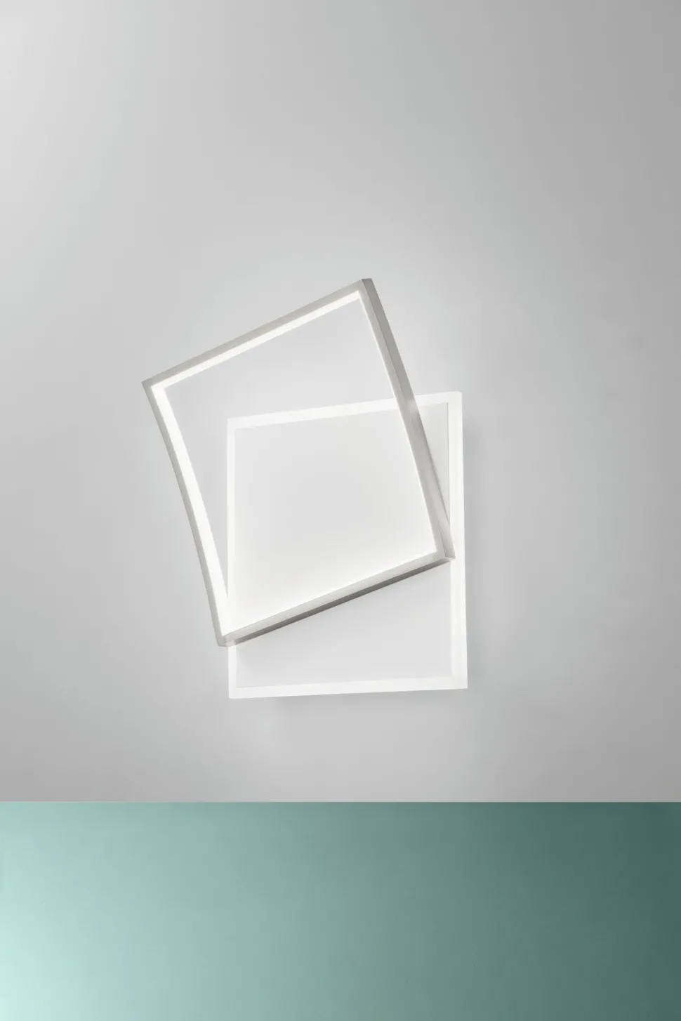 LED Deckenleuchte Weiß Silber 40 W 4800 lm L:42 cm