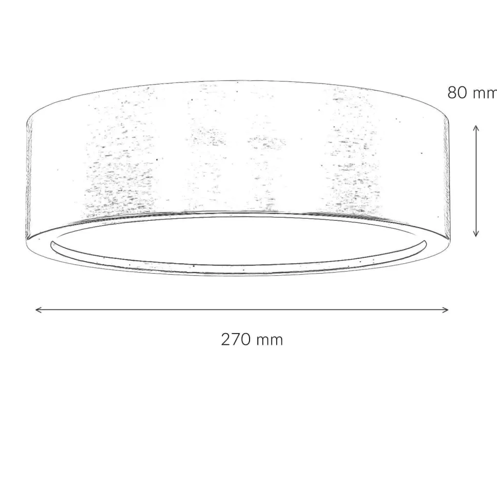 LED Deckenleuchte Wohnzimmer Holzlampe Eiche