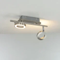 LED Deckenstrahler länglich 34 cm 2-flammig Wohnzimmer