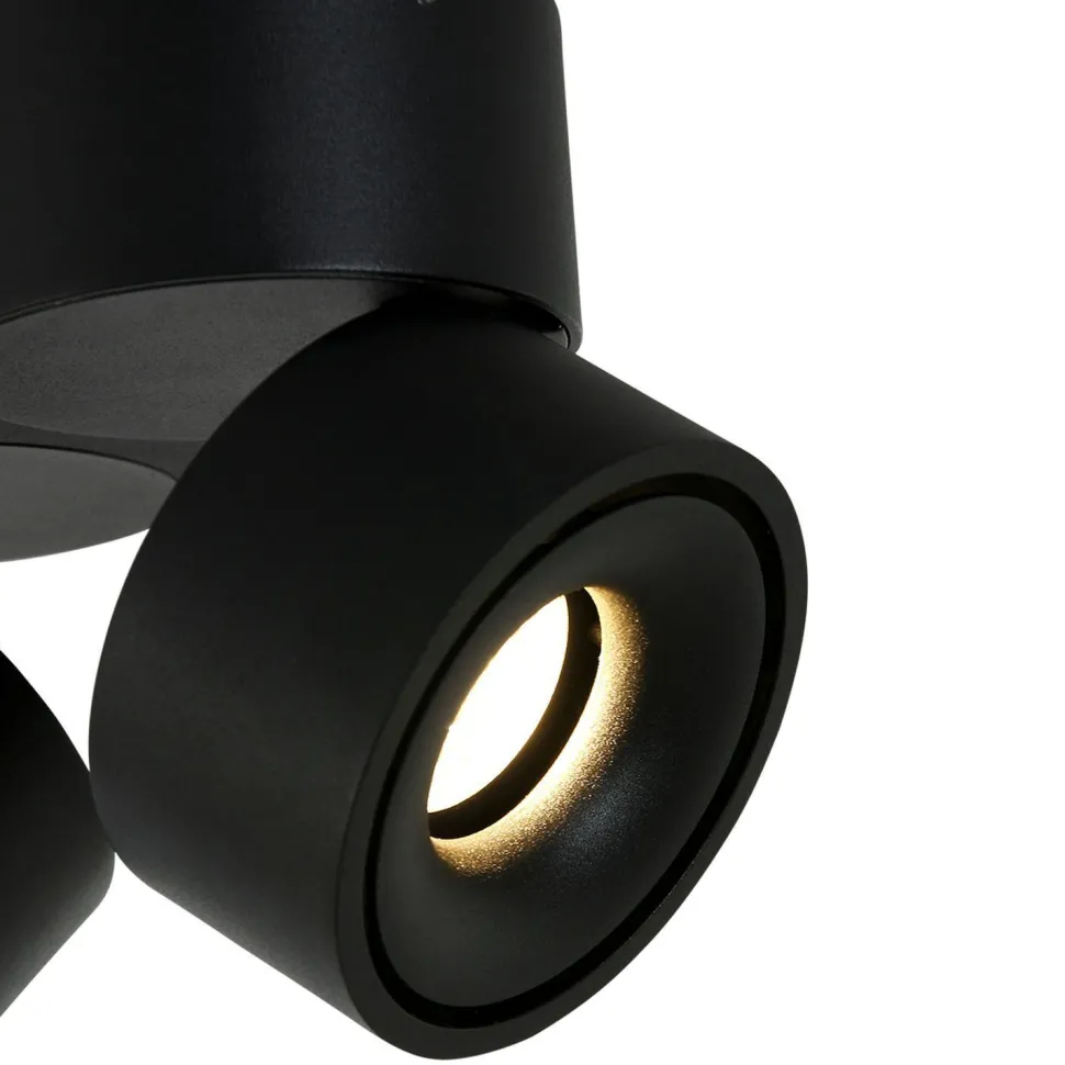 LED Deckenstrahler Metall Schwarz L:16,1 cm 2-flammig