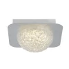 LED Einbauspot in Silber Metall B:18 cm 600 lm Decke