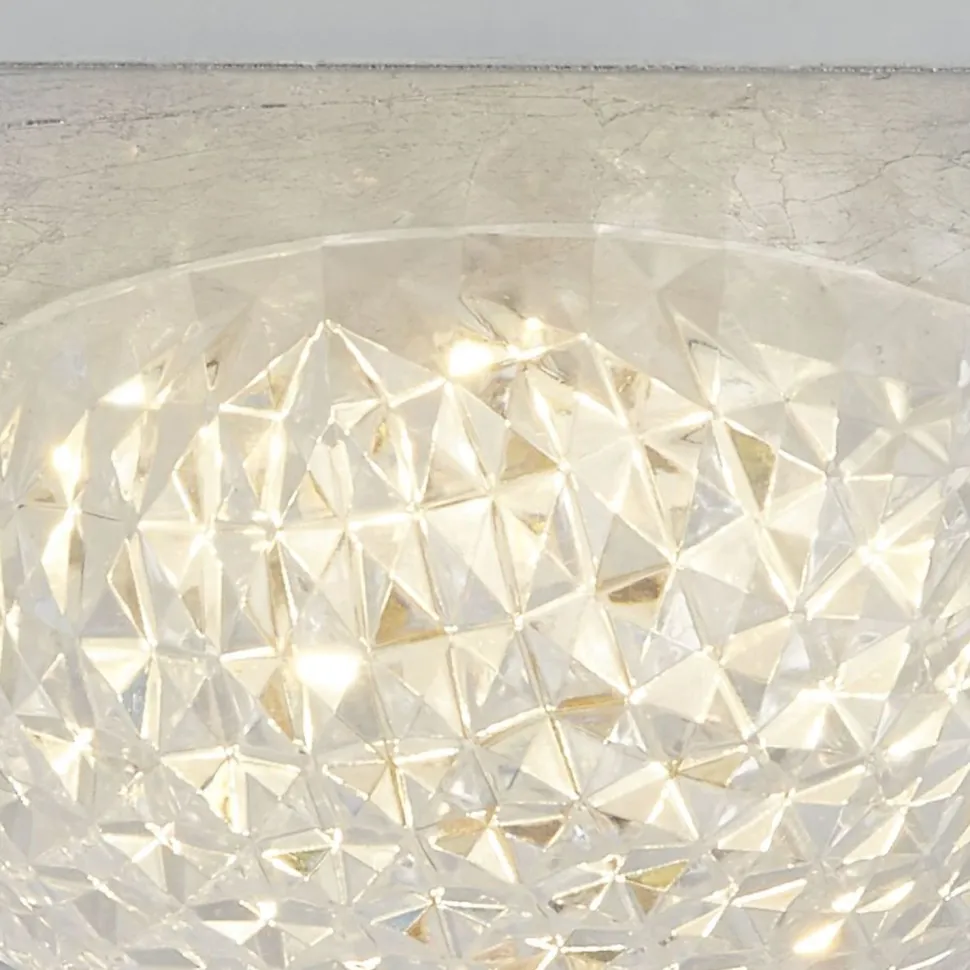 LED Einbauspot in Silber Metall B:18 cm 600 lm Decke