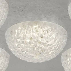 LED Einbauspot in Silber Metall L:43 cm 6 W 5-flammig