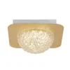 LED Einbaustrahler in Gold Metall B:18 cm 585 lm Decke