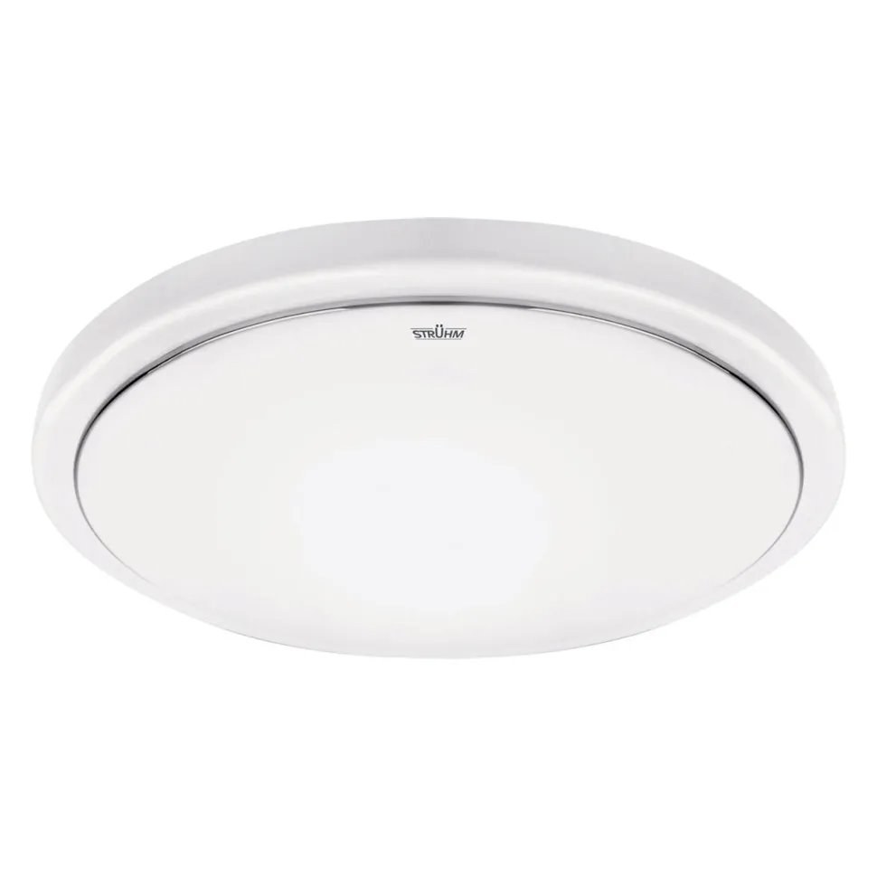 LED Feuchtraumlampe innen D: 33 cm rund IP44 Weiß 4100 K