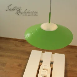 LED Hängelampe Grün Retro Design blendarm