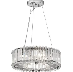 LED Hängelampe Kristall Glas IP44 verstellbar DRAGULJ