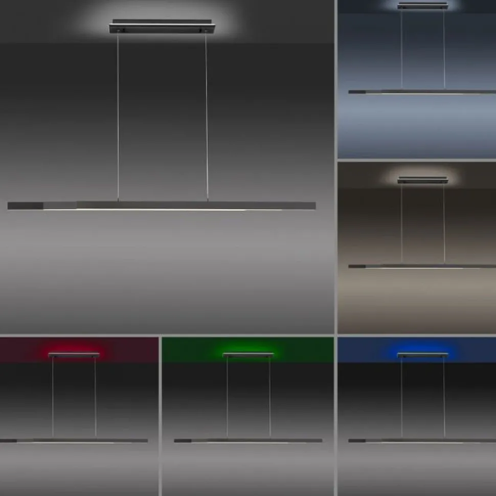 LED Hängelampe RGB Farbtemperaturwechsel 179 cm dimmbar