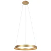 LED Hängelampe rund in Gold B:60 cm 50 W 2700 K elegant