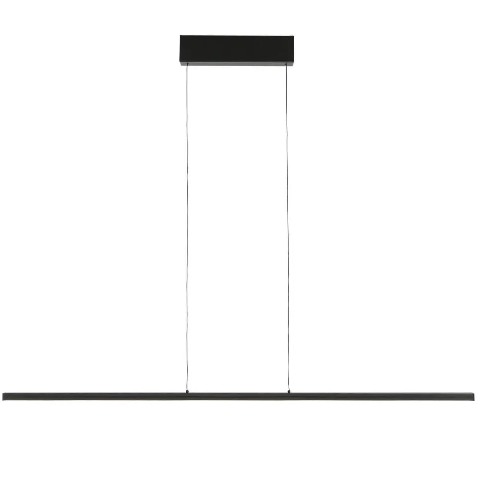 LED Hängelampe Schwarz 4000 K 120 cm lang höhenverstellbar
