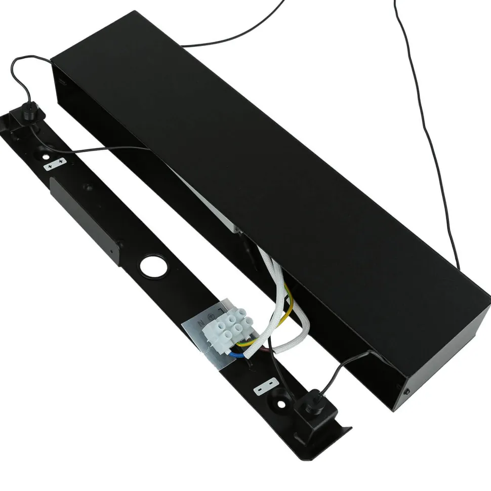 LED Hängelampe Schwarz 4000 K 120 cm lang höhenverstellbar