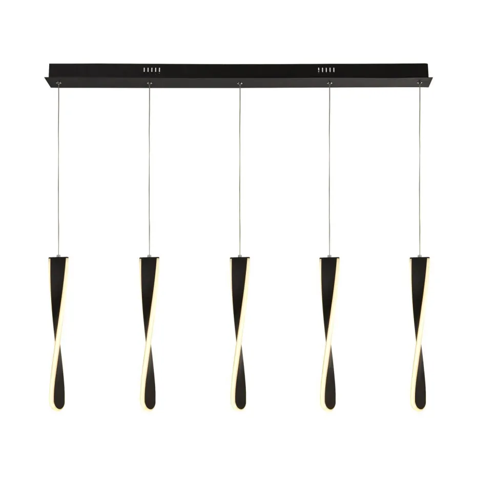 LED Hängelampe Schwarz B: 100 cm 3000 K 1052 lm dimmbar