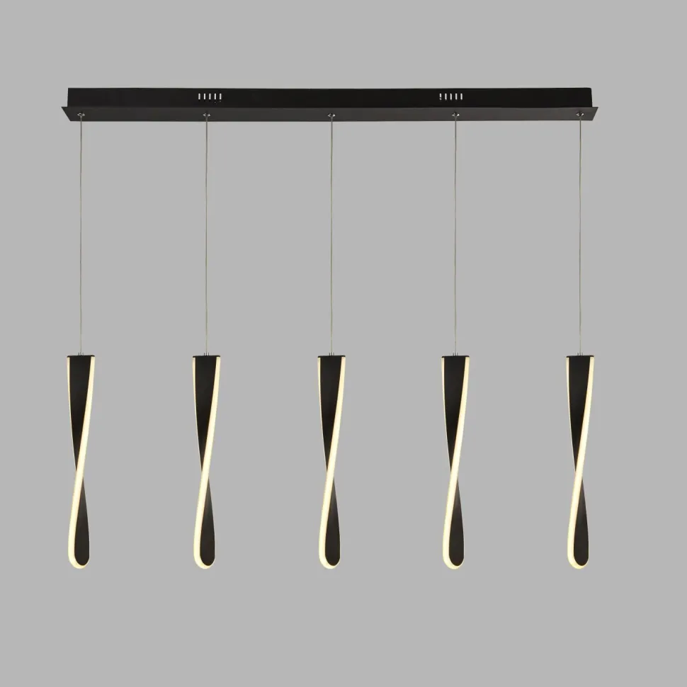 LED Hängelampe Schwarz B: 100 cm 3000 K 1052 lm dimmbar