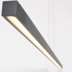 LED Hängelampe Schwarz L:114 cm 20 W 2700 K Modern