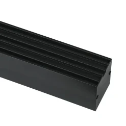LED Hängelampe Schwarz Metall dimmbar L: 100 cm Modern