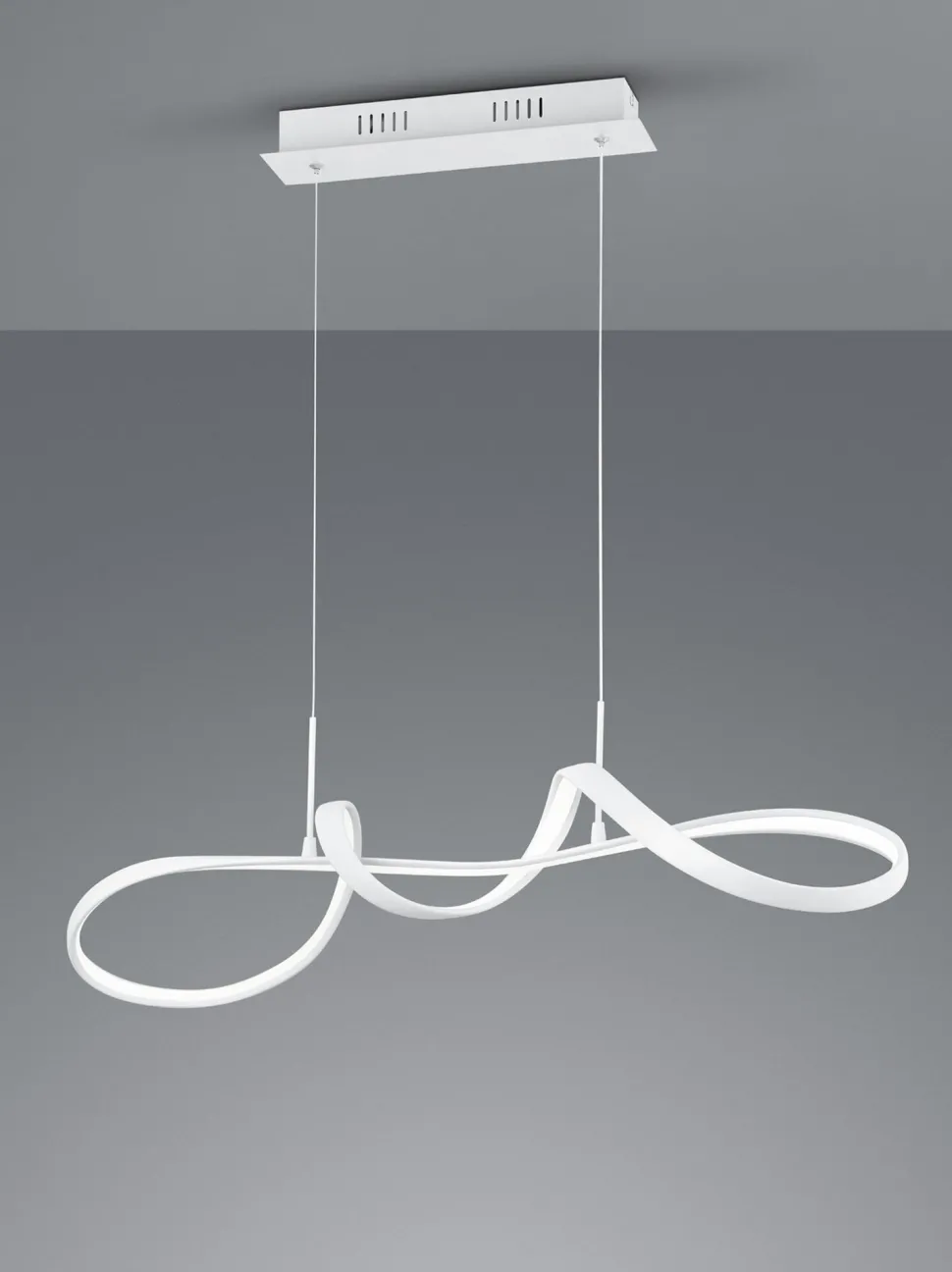 LED Hängeleuchte Weiß dimmbar 81 cm lang 37 W 4500 lm